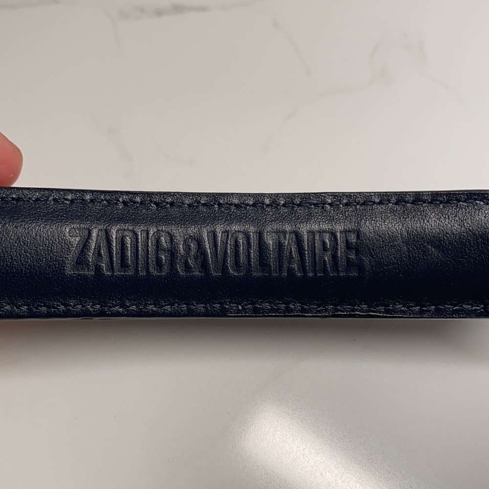 Zadig and Voltaire cobalt blue snakeskin crossbody - Picture 8 of 16